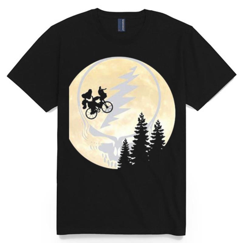Bear Cycling The Moonblood Grateful Dead T-Shirt