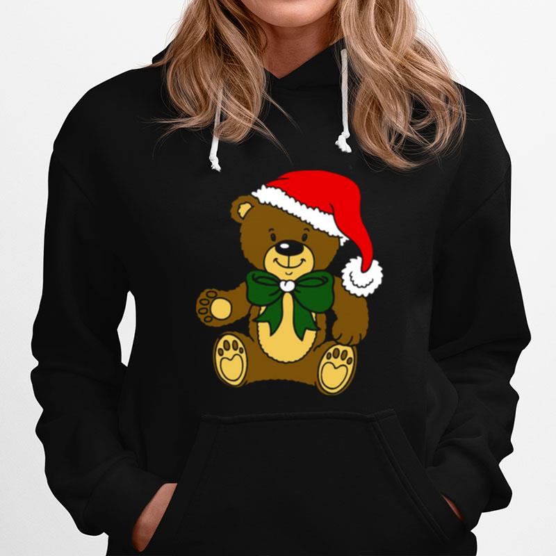 Bear Design Xmas Christmas Hoodie