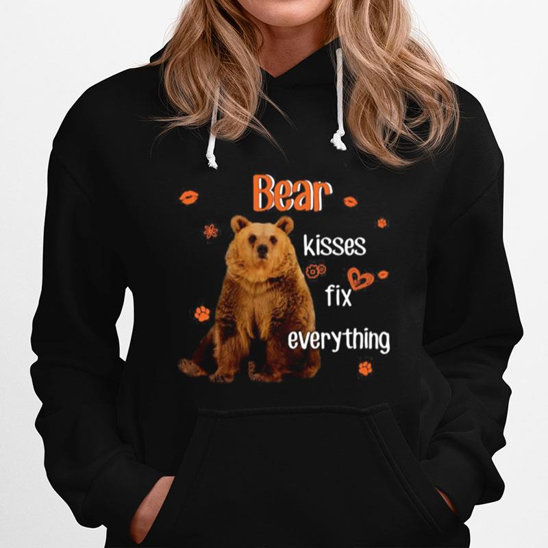 Bear Kisses Fix Everything For Animal Lover Hoodie