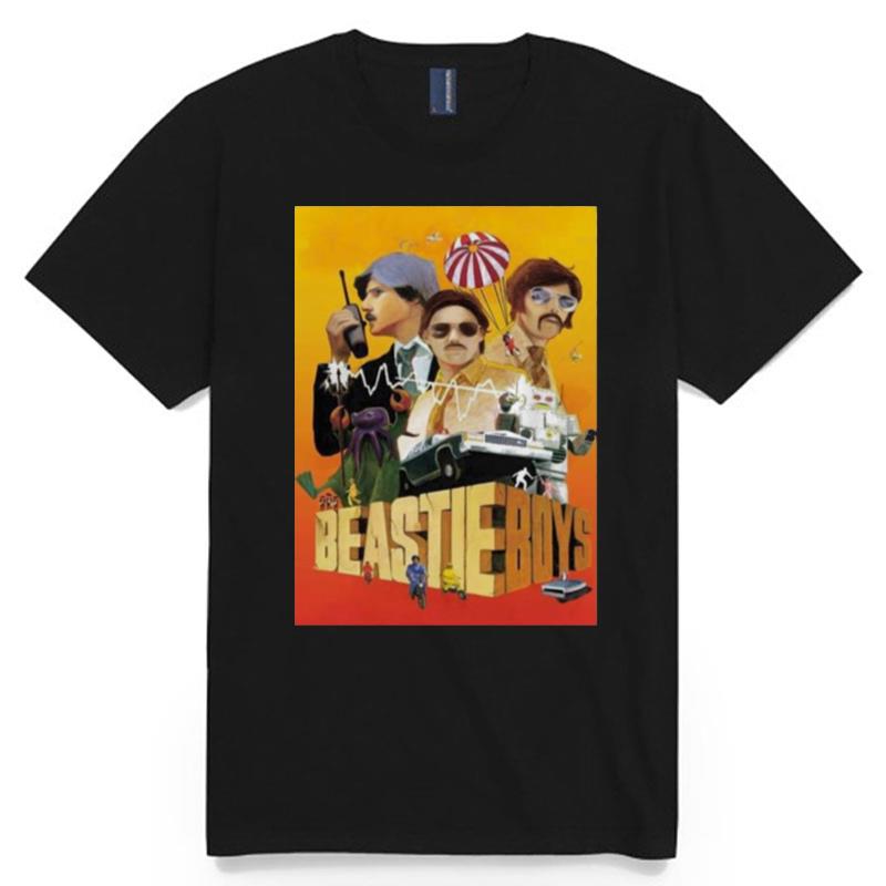 Beastie Boys Poster Beastie Boys Sabotage Movie Poster Print Wall Art T-Shirt