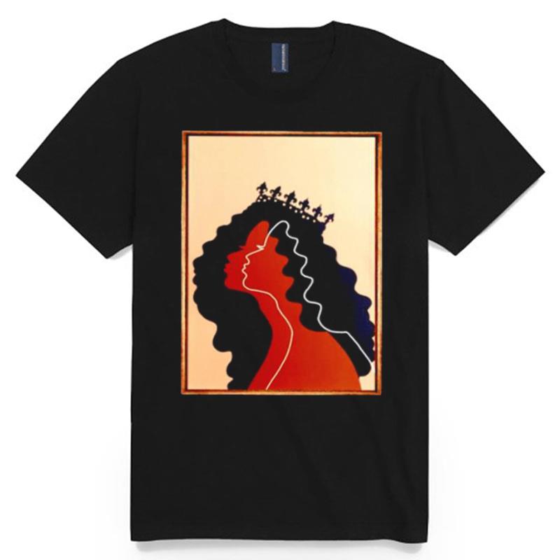 Beautiful Black Woman Portrait Art T-Shirt