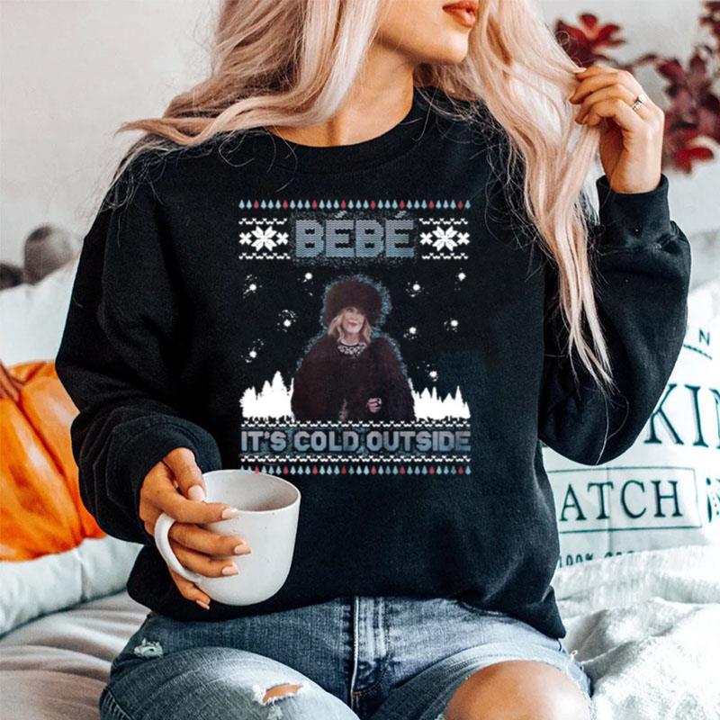 Bebe Its Cold Outside Ugly Christmas Sweater Sweater