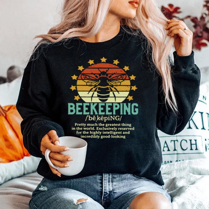 Bee Beekeeping Pretty Much The Greatest Thing In The World Vintage Sweater