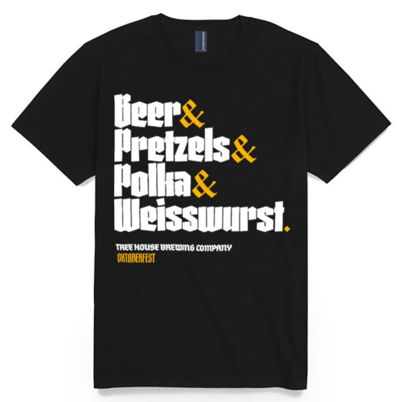 Beer Pretzels Polka Weisswurst T-Shirt