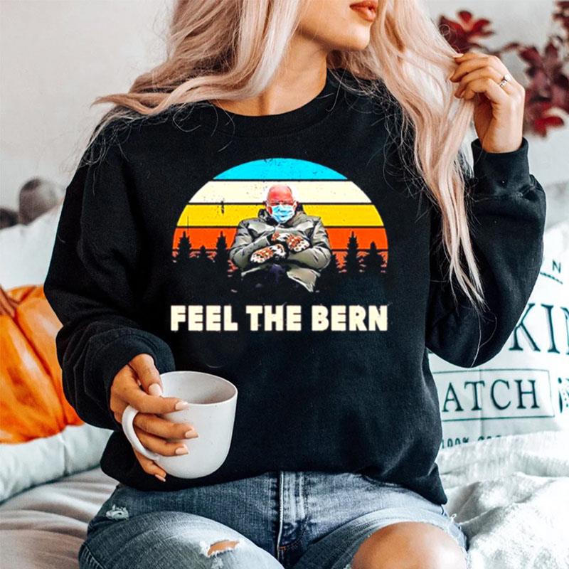 Bernie Sanders Feel The Bern Vintage Sweater