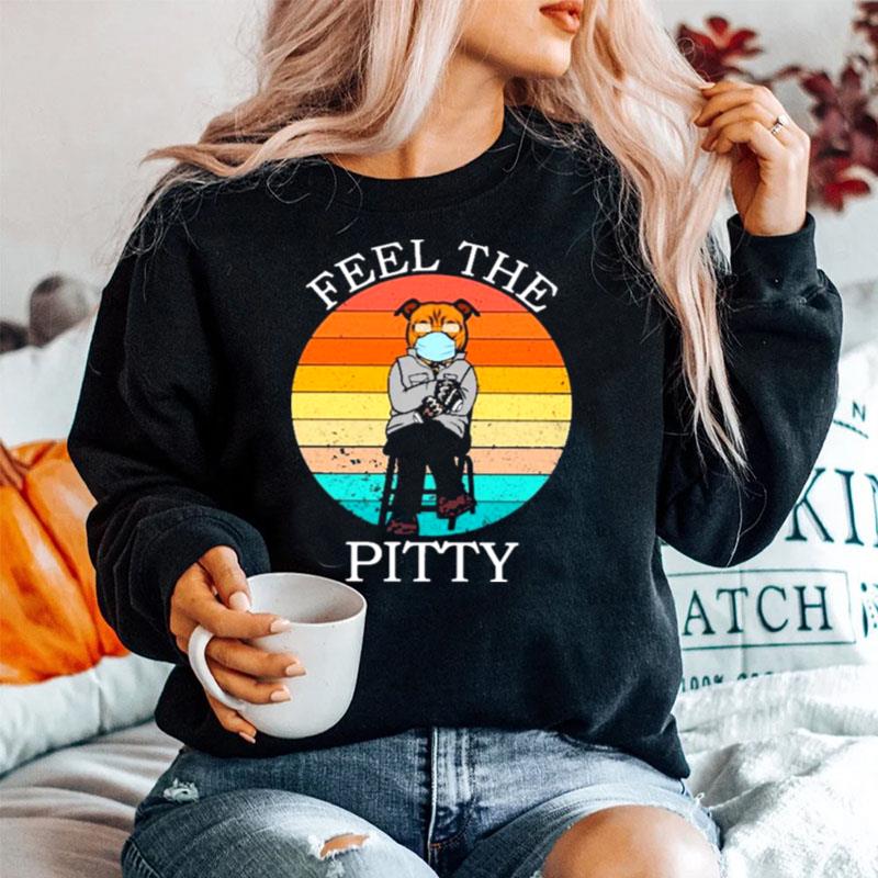 Bernie Sanders Pug Feel The Peity Vintage Sweater