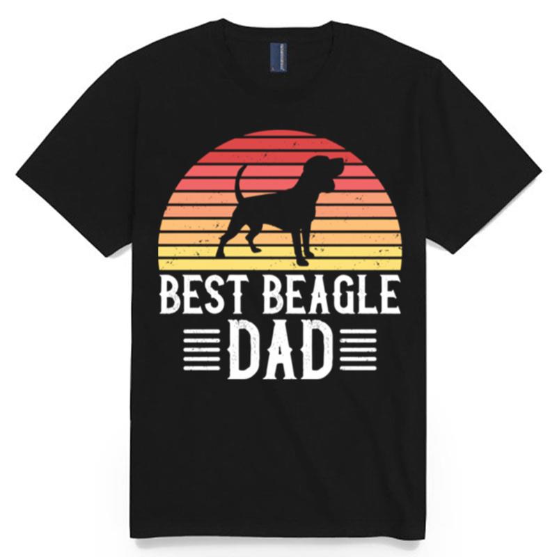 Best Beagle Dad Beagle Dog T-Shirt