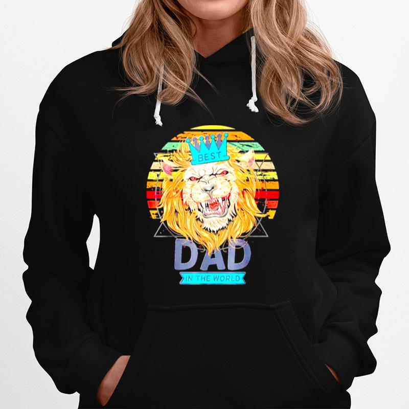 Best Dad In The World Lion Daddy For Fathers Day Hoodie