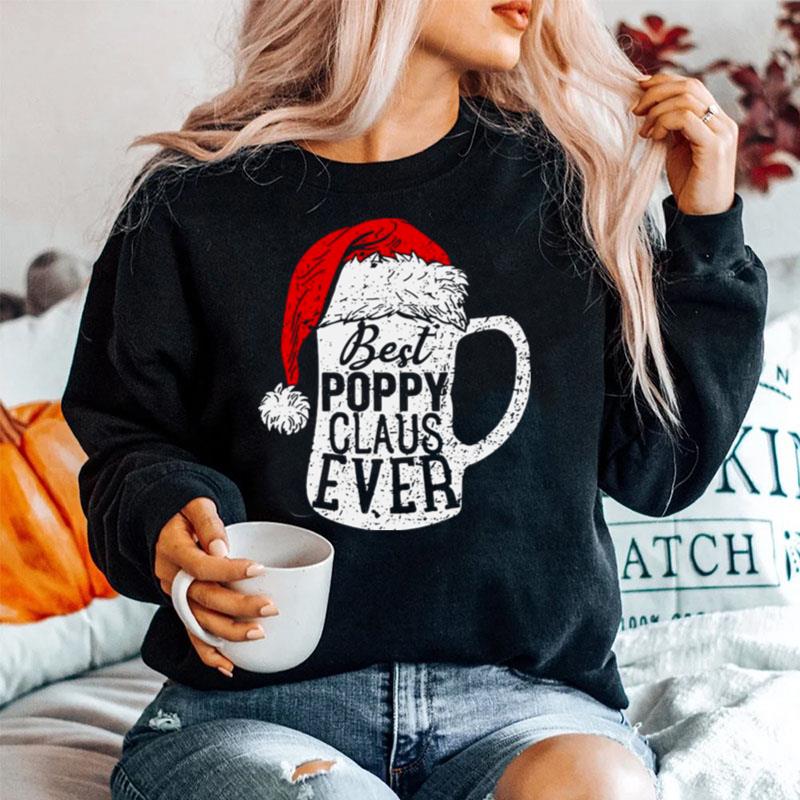 Best Poppy Claus Ever Beer Lover Sweater