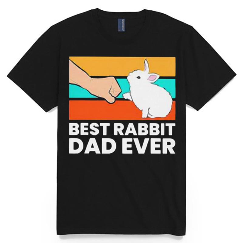 Best Rabbit Dad Ever Vintage T-Shirt