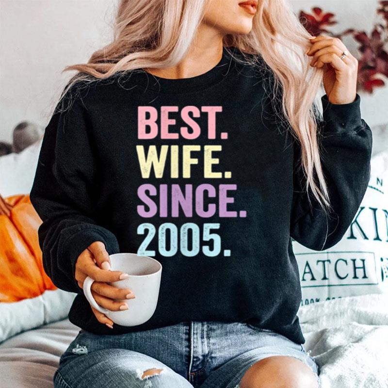 Best Wife Since 2005 16Th Wedding Anniversary 16 Years Sweater