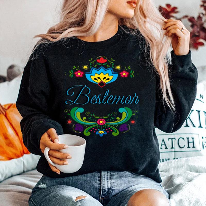 Bestemor Norwegian Rosemaling Sweater