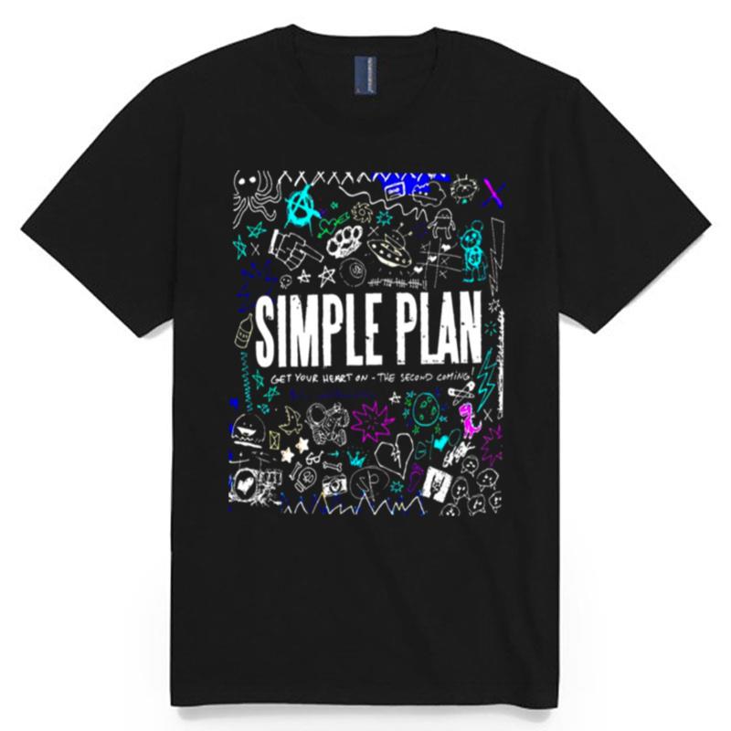Bestie Neon Symbols Collection Simple Plan T-Shirt