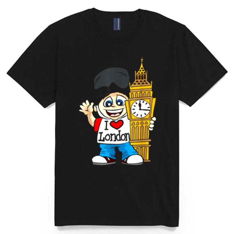 Big Ben United Kingdom England I Love London T-Shirt