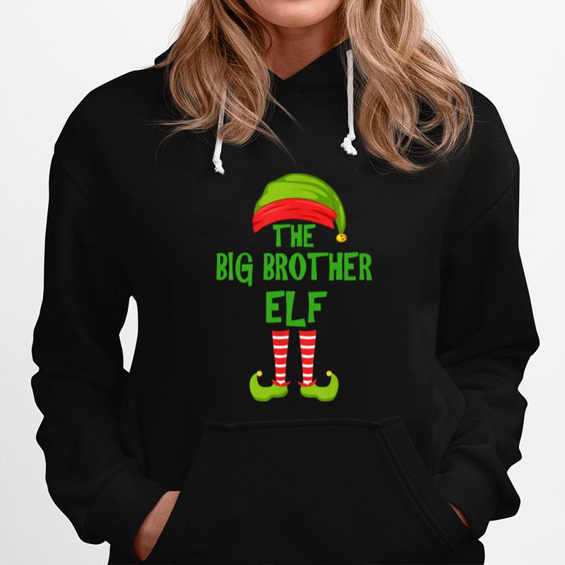 Big Brother Elf Matching Family Christmas Party Pajama Hoodie
