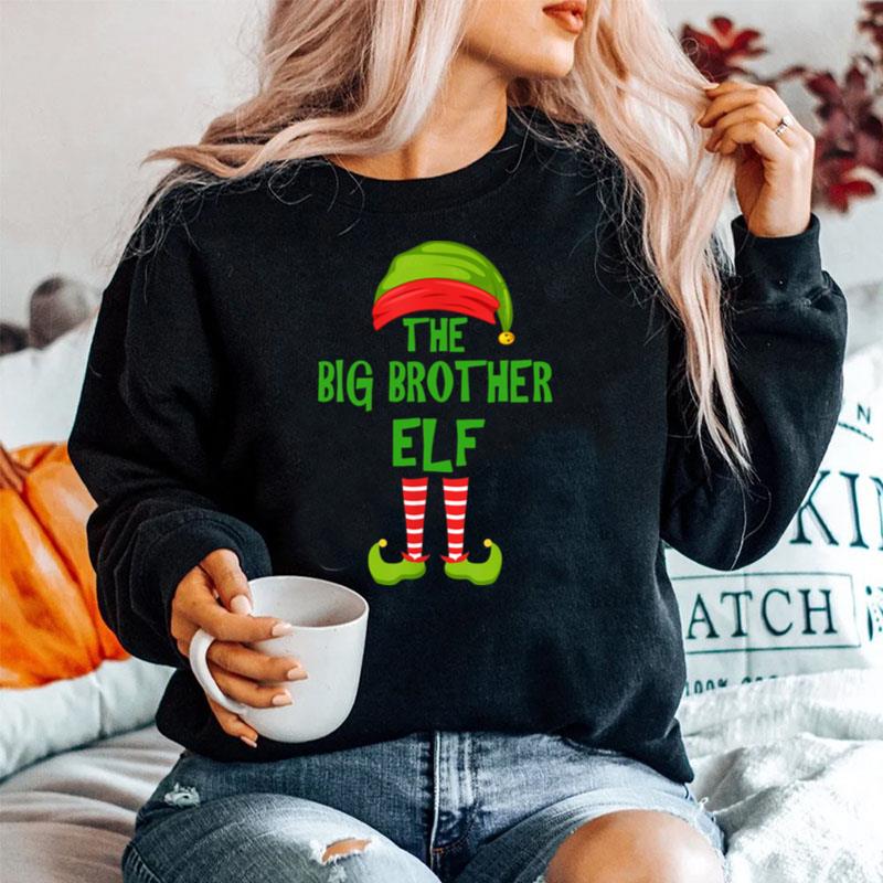 Big Brother Elf Matching Family Christmas Party Pajama Sweater