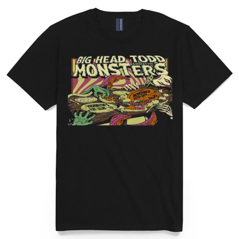 Big Head Todd And The Monsters Fort Collins Nov 26 2022 T-Shirt