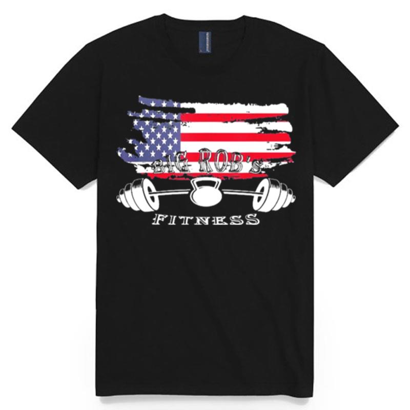 Big Rob Fitness American Flag T-Shirt