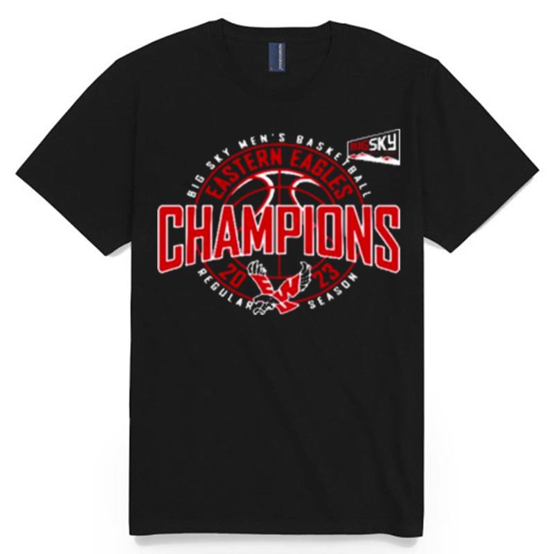 Big Sky Mens Basketball Champions 2023 Regular Season Youth T-Shirt