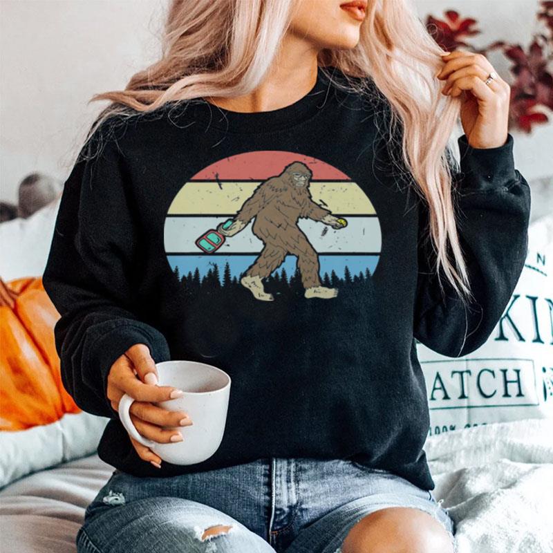 Bigfoot Drink Wine Vintage Sweater