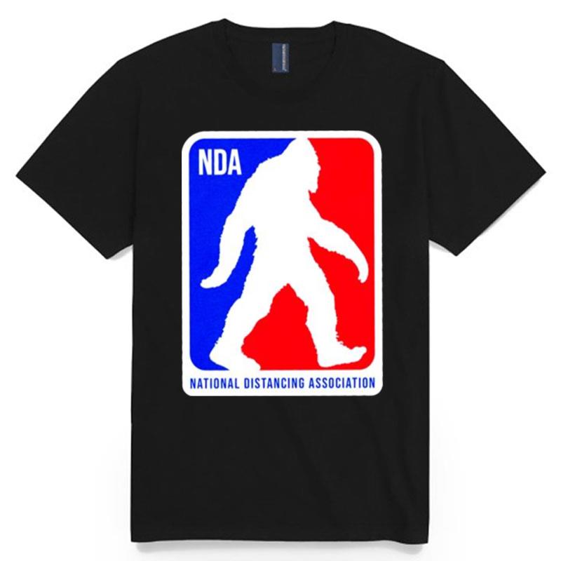 Bigfoot Nda National Distancing Association T-Shirt